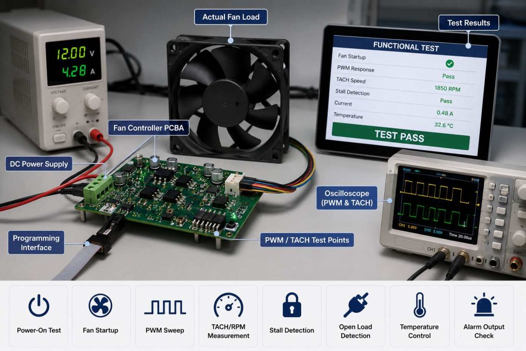 fan controller PCB assembly