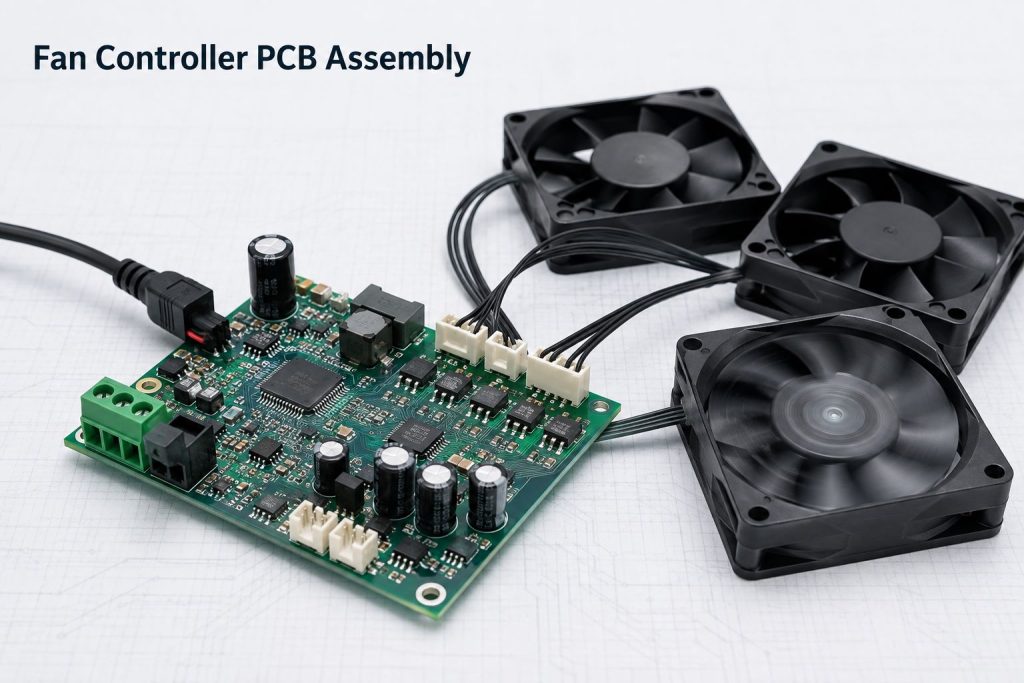 fan controller PCB assembly