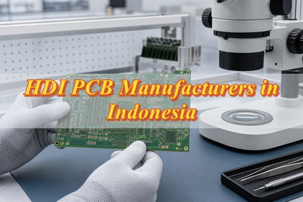 HDI PCB manufacturers in Indonesia, HDI bare board under microscope inspection