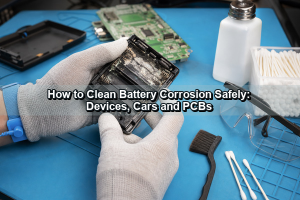 How to Clean Battery Corrosion Safely: Devices, Cars and PCBs