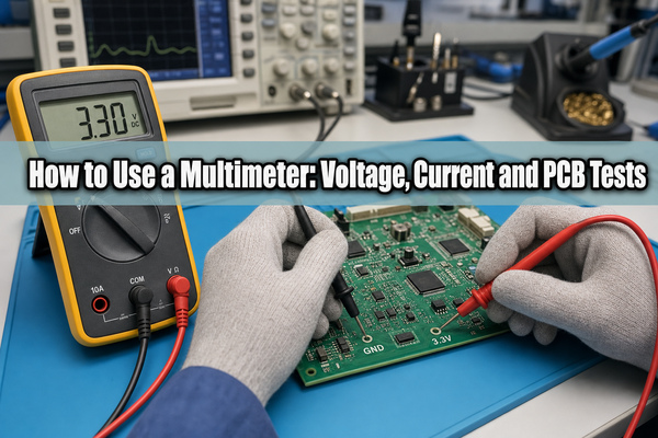 How to Use a Multimeter: Voltage, Current and PCB Tests