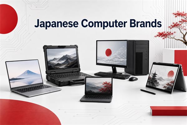 Japanese Computer Brands including VAIO, Dynabook, Panasonic, NEC and Fujitsu