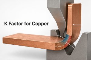 K Factor for Copper shown on a 90-degree copper busbar bend