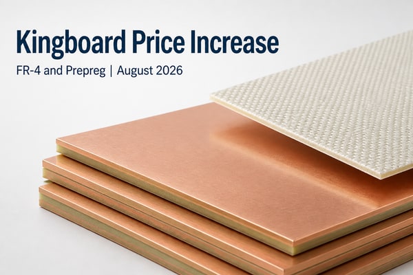 Kingboard price increase illustrated with copper-clad laminate and prepreg materials