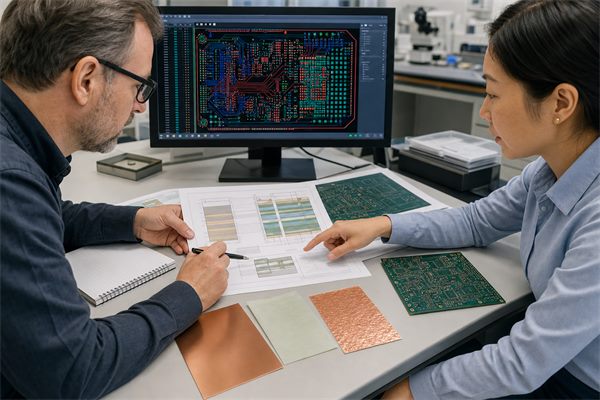 Engineering and procurement review of PCB stackup and material quotation
