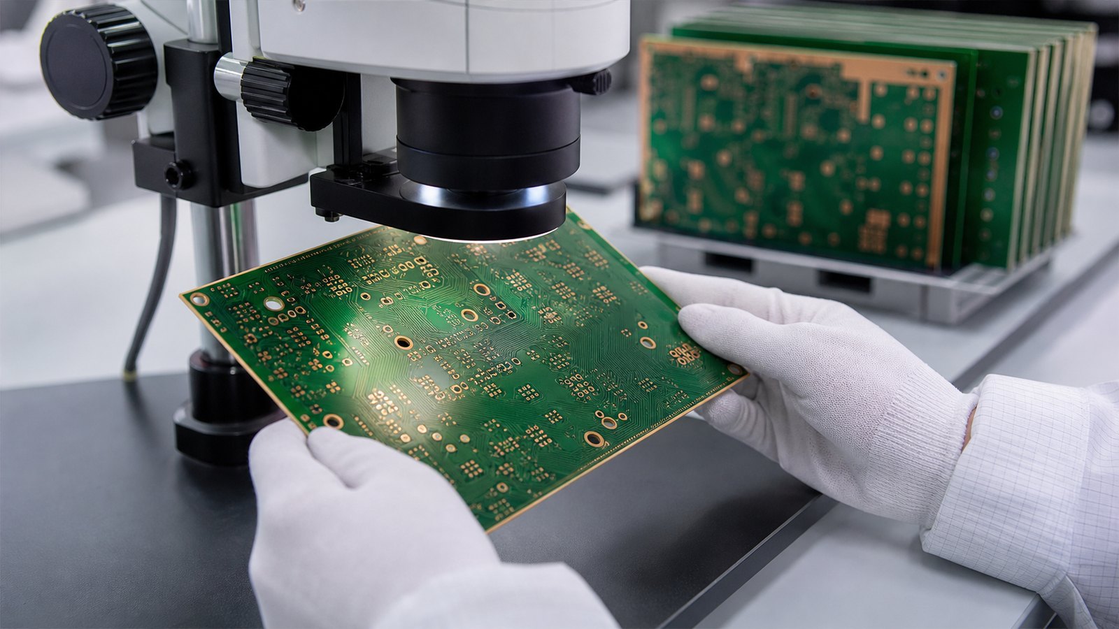 Best practices for reducing PCB defects in manufacturing, microscope inspection of PCB holes and conductors