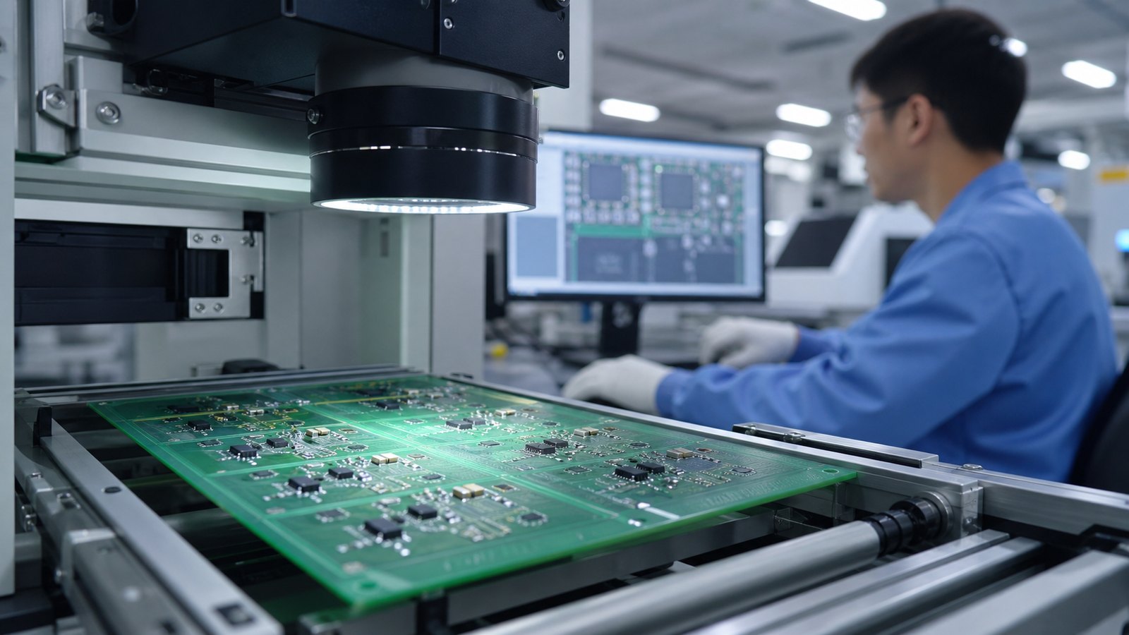 Best practices for reducing PCB defects in manufacturing, SMT assembly undergoing automated optical inspection