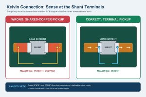 Shunt Resistor Selection and PCB Layout for Accurate Sensing