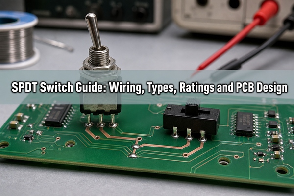 SPDT Switch Guide: Wiring, Types, Ratings and PCB Design