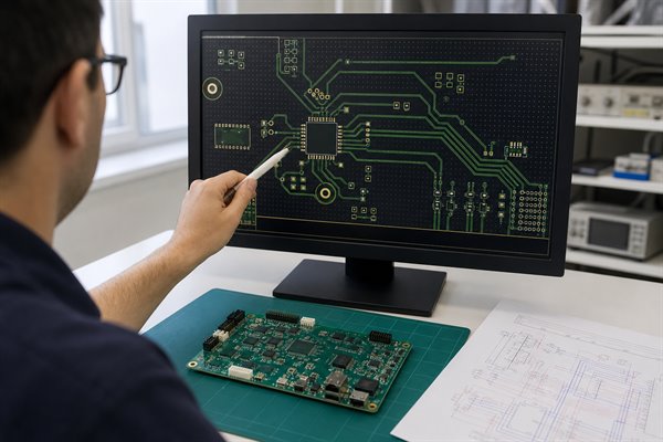PCB layout review for UART and SPI trace routing and return paths