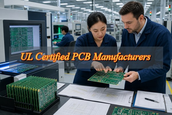 UL Certified PCB Manufacturers, engineers reviewing PCB fabrication and inspection requirements