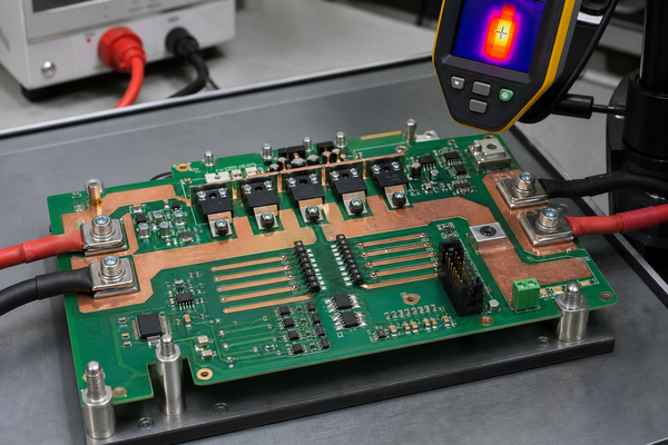 High-current PCB copper paths after a watts to amps calculation