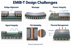 Alignment, warpage, power, signal, TSV and thermal design challenges
