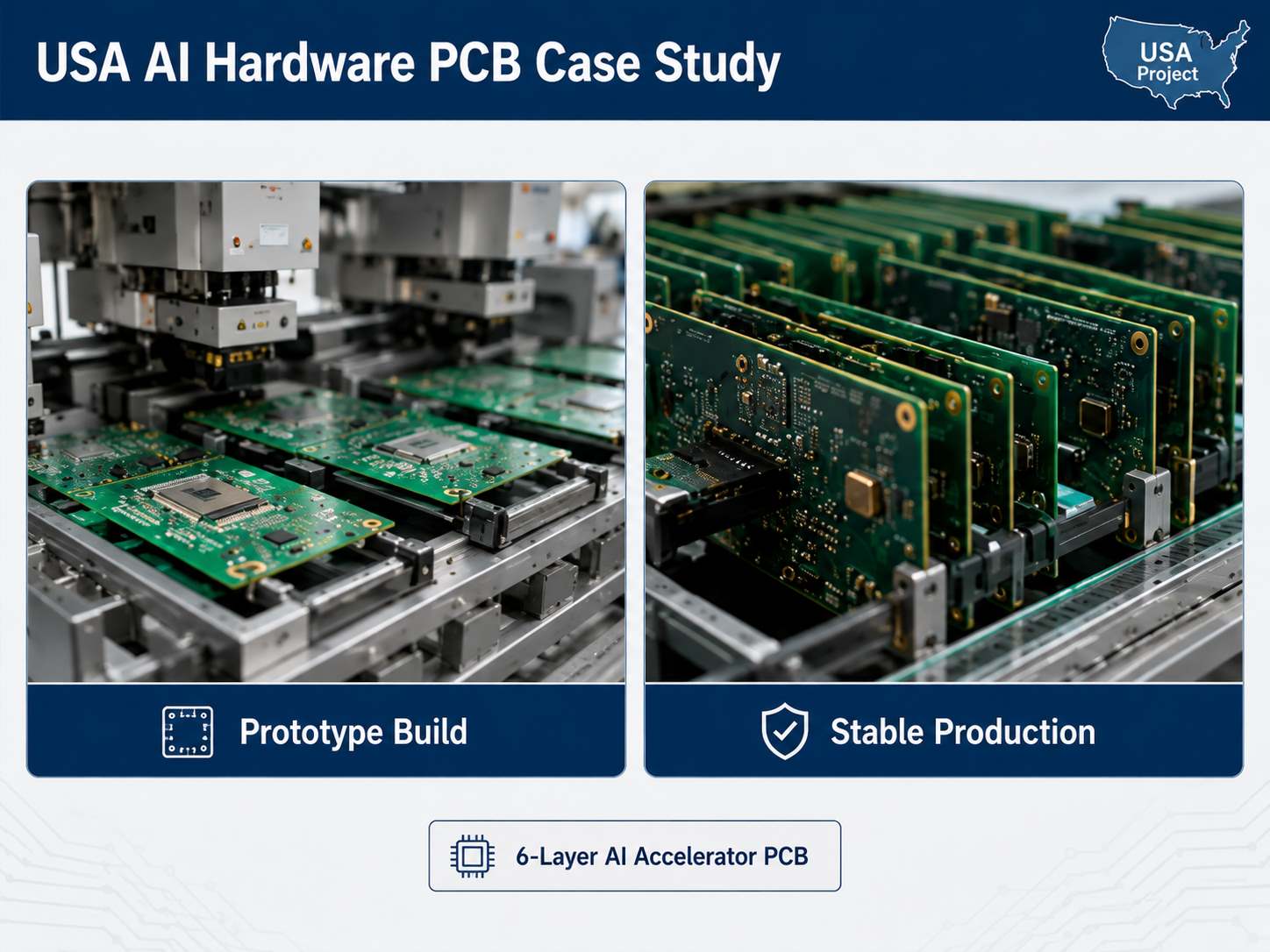 AI hardware PCB manufacturer USA