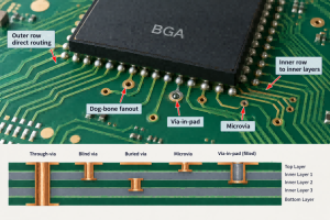 BGA Escape Routing Rules and Methods: Fanout, Vias, and Layer Planning