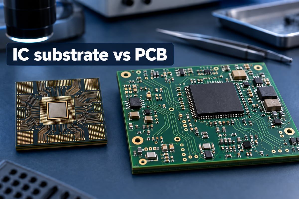IC substrate vs PCB