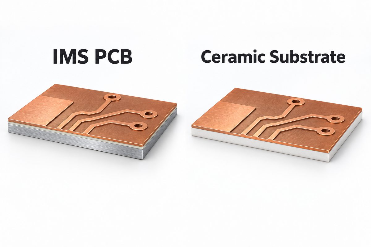 IMS PCB vs ceramic substrate