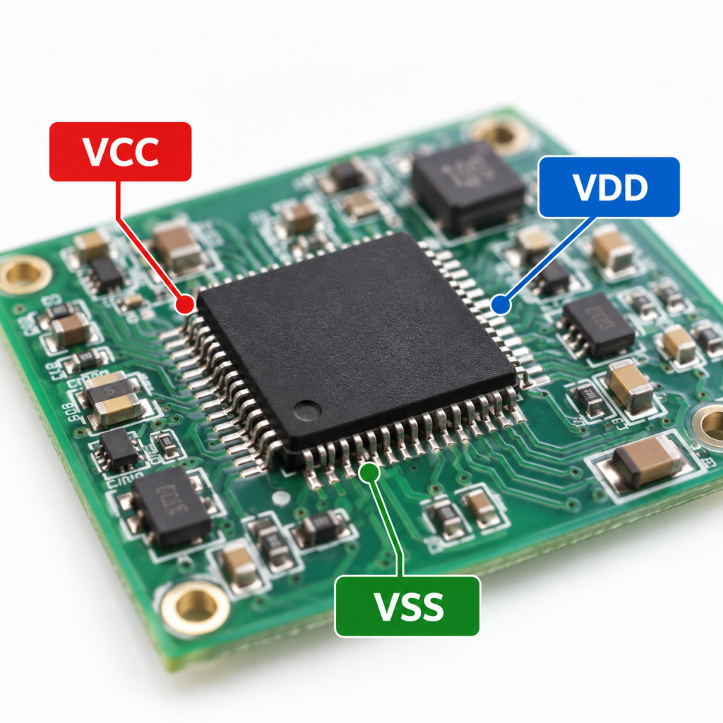 VCC vs VDD vs VSS, https://www.bestpcbs.com/blog/2026/09/vcc-vs-vdd-vs-vss/