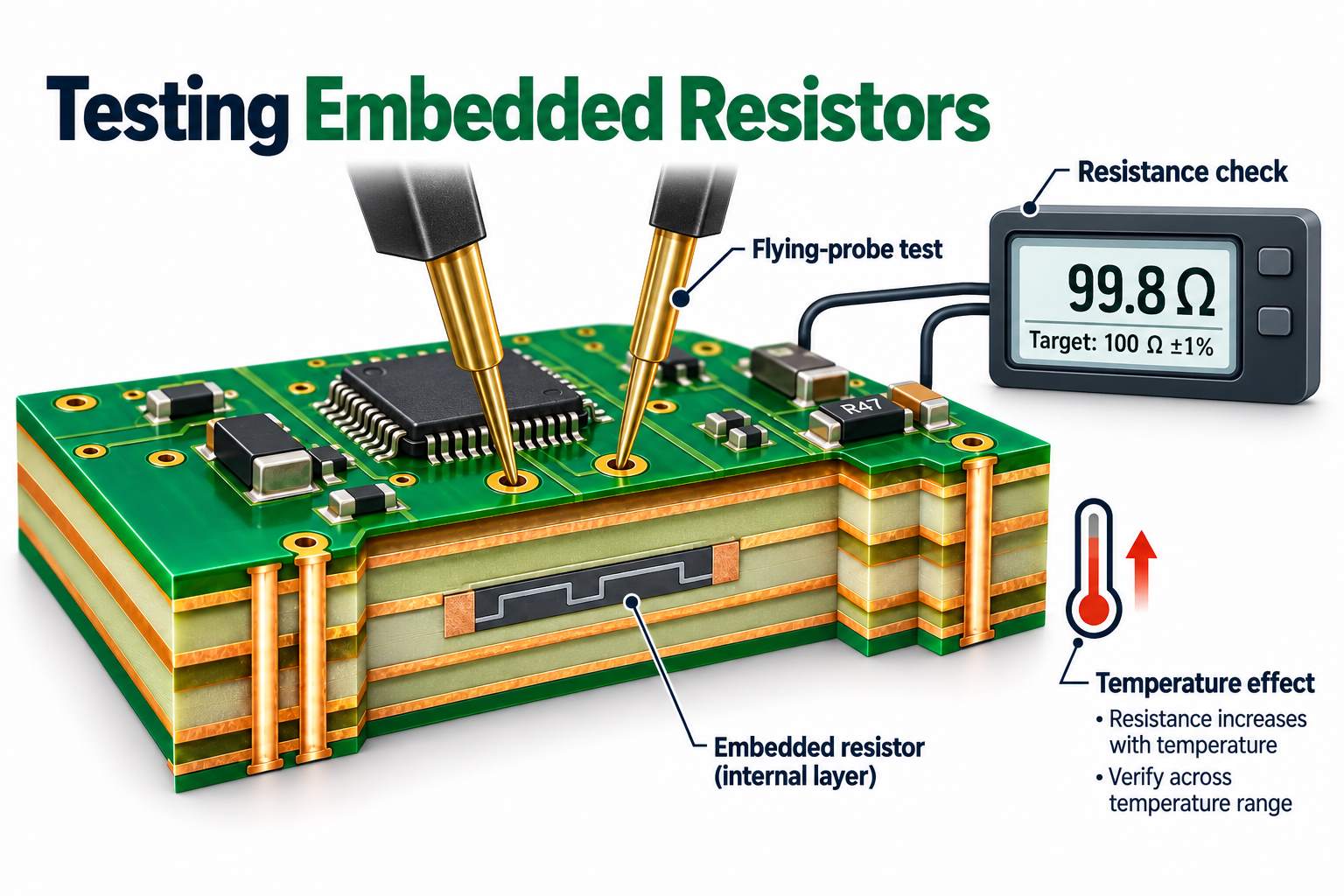 embedded resistors in PCB