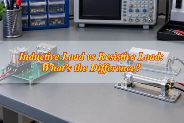 inductive load vs resistive load, laboratory comparison of coil-based and resistive electrical hardware