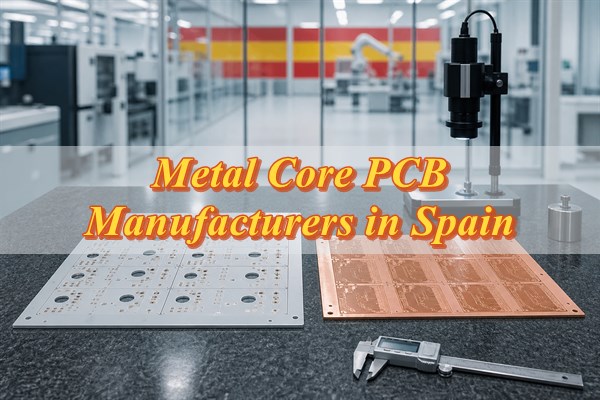 Metal Core PCB manufacturers in Spain, aluminium and copper IMS panels in a quality inspection lab