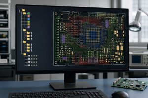 ODB++ file structure represented in a PCB CAM workstation