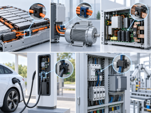 Current sensor applications in battery systems, motor drives, inverters, EV chargers and industrial controls