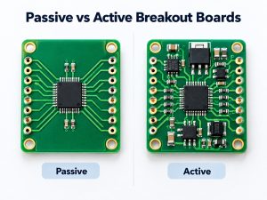 Passive and active breakout board comparison