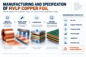 HVLP copper foil manufacturing process and engineering specification checklist