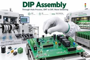 DIP Assembly: Process, SMT vs DIP, Wave Soldering & PCB Guide