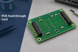 PCB feed-through card