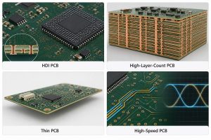HDI, high-layer-count, thin, and high-speed PCB types affected by glass cloth availability