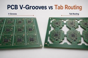 PCB V-Grooves vs Tab Routing: Design Rules and Selection
