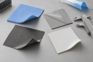 Different thermal pad materials and thickness measurement tools