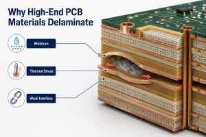 PCB Delamination in High-End Materials: Causes and Prevention