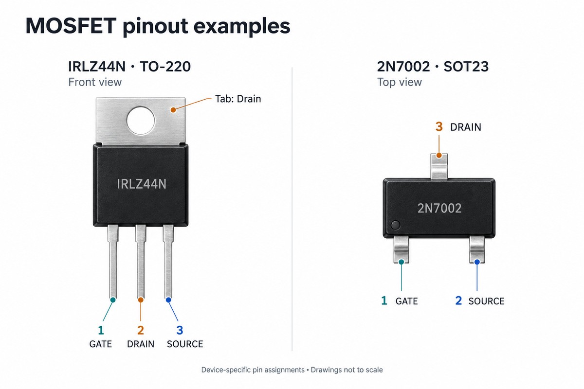 MOSFET pinout