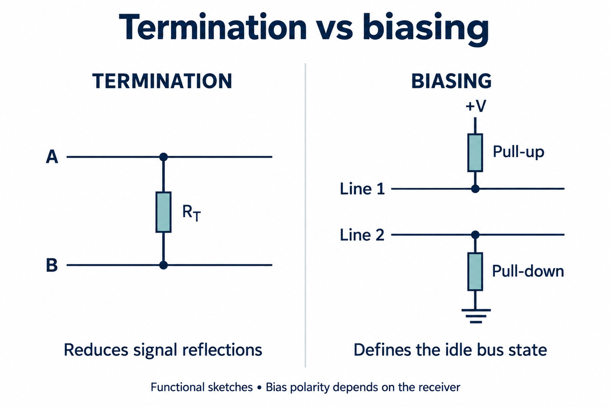 RS485 termination resistor