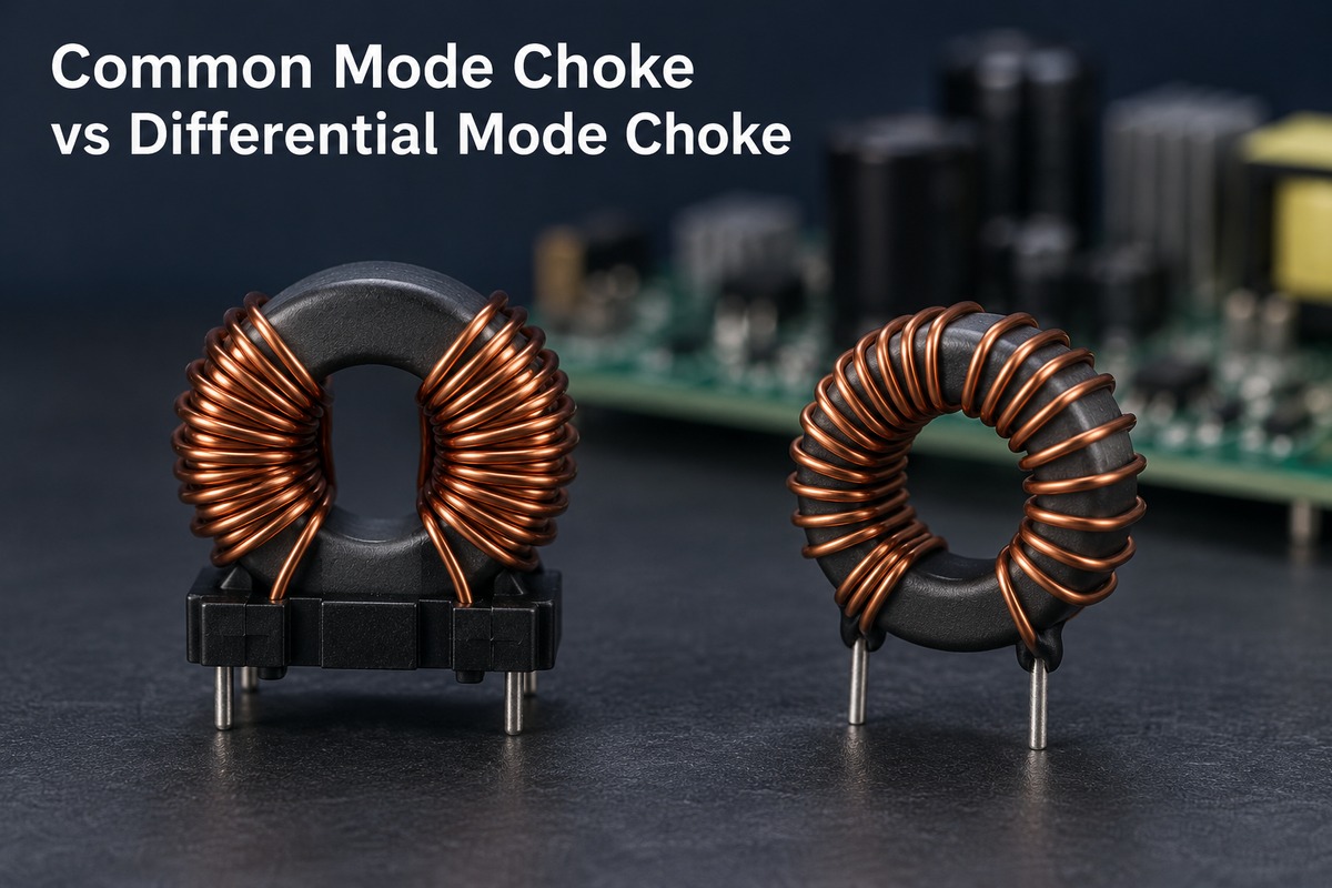 common mode choke vs differential mode choke