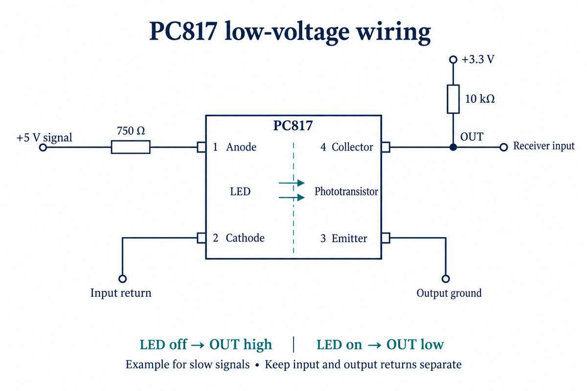 optocoupler pinout
