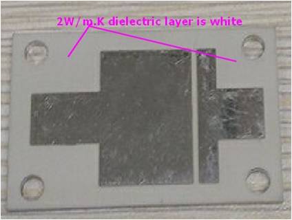 2 w m/k dielectric layer is white