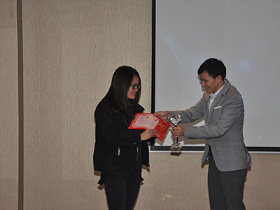 Celin won the champion of sales