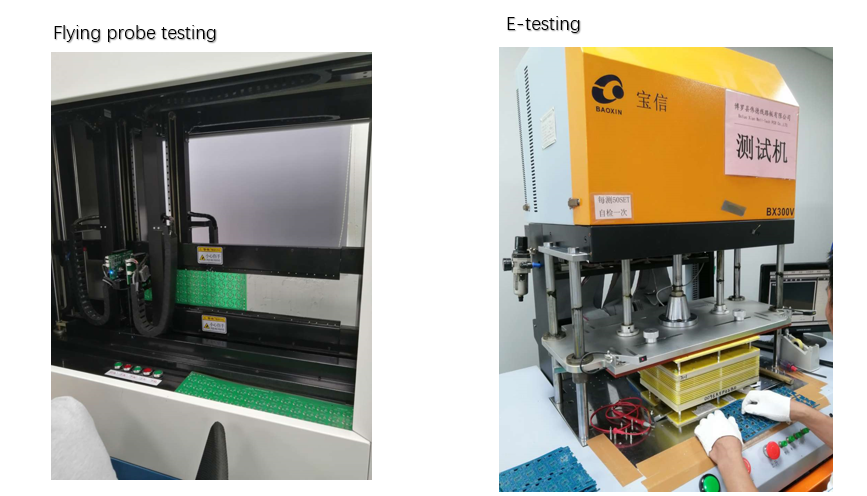 flying probe testing and electric testing